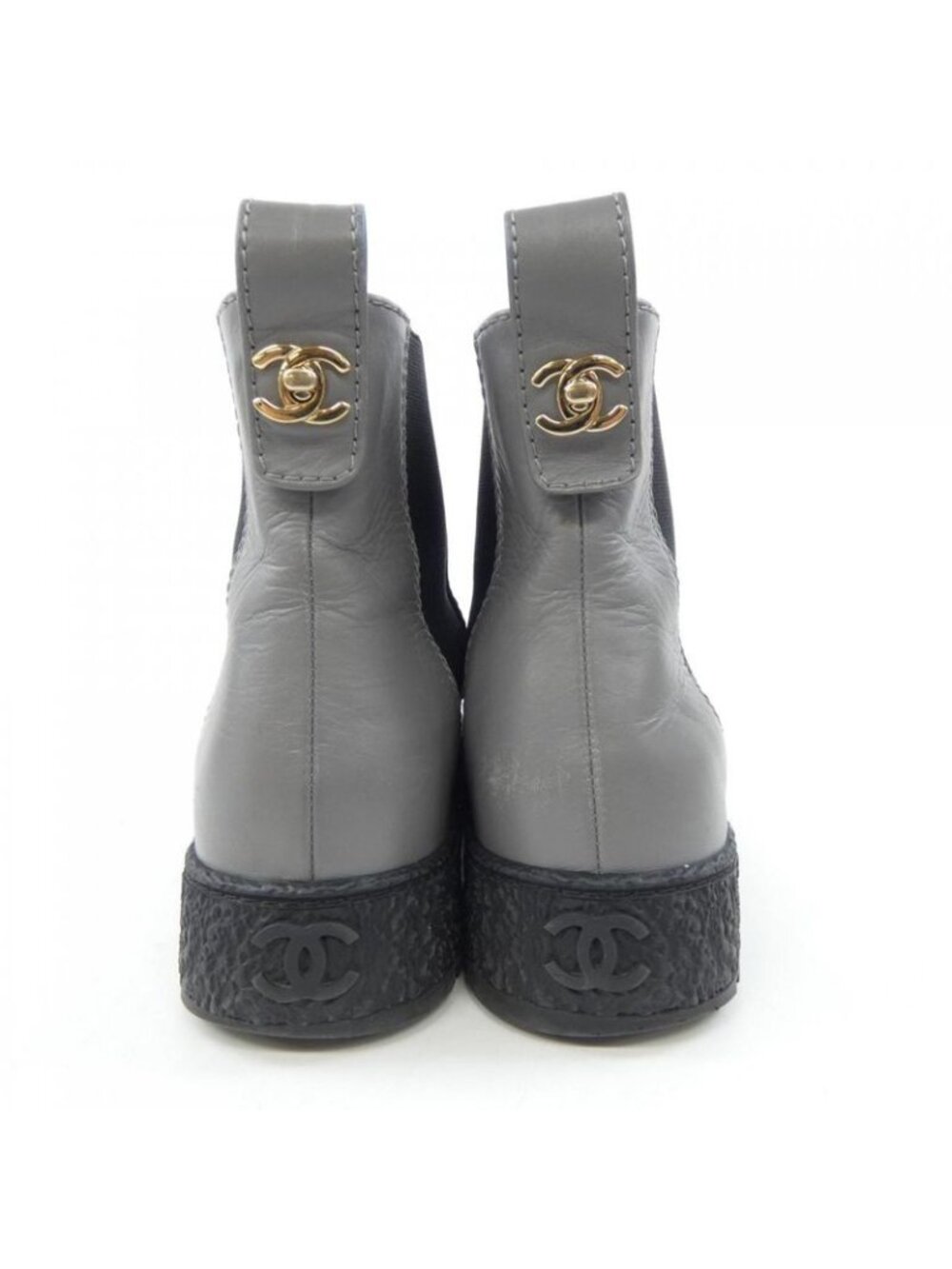 Chanel Ankle Boots Turnlock - Picture 5 of 6